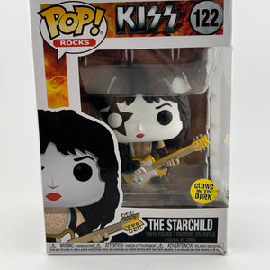 Funko POP! Rocks Kiss - The Starchild #122 - Glow In The Dark - Vinyl Collectable FRENLY BRICKS - Open 7 Days