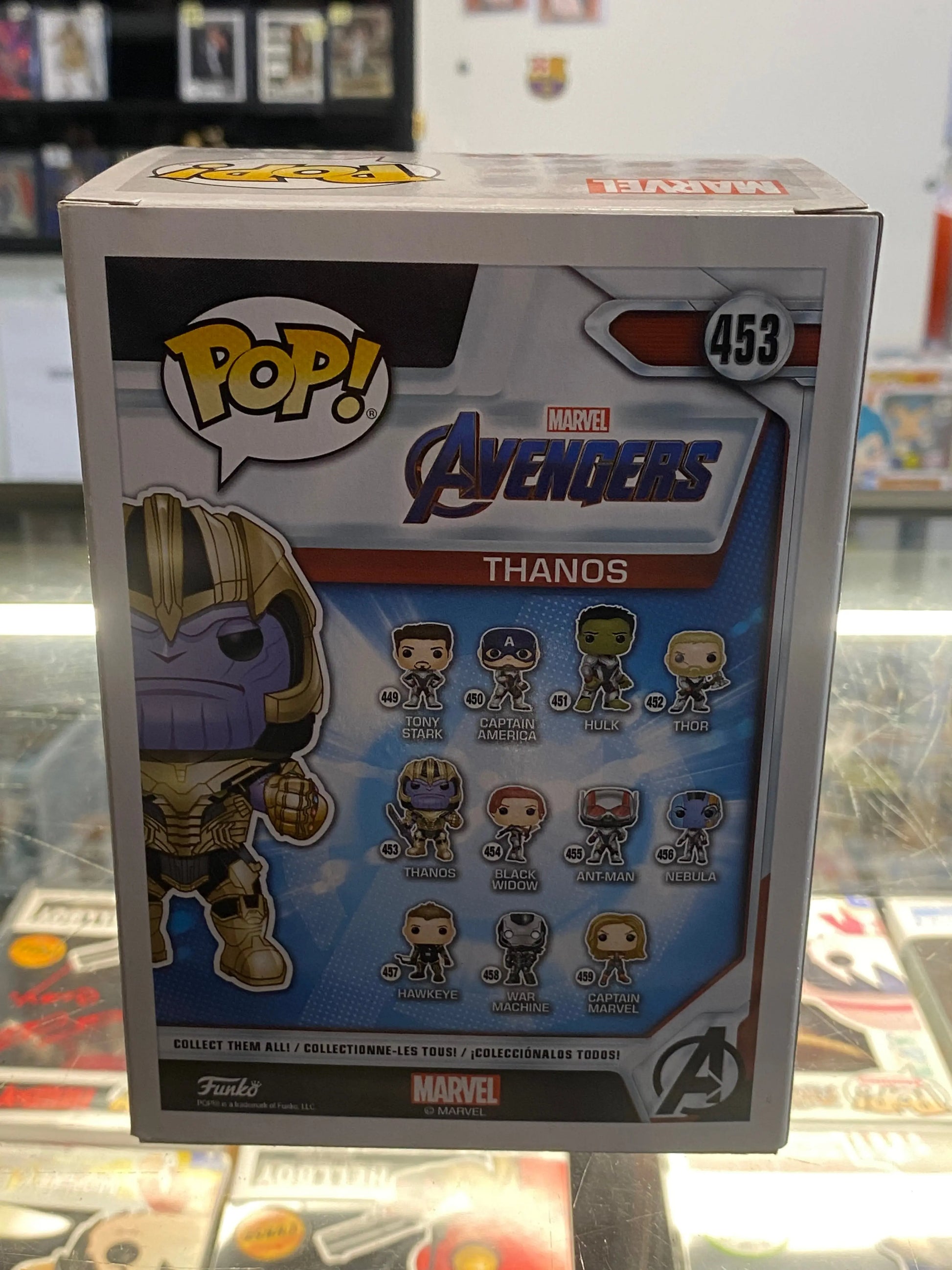 Funko POP! Marvel avengers #453 thanos FRENLY BRICKS - Open 7 Days