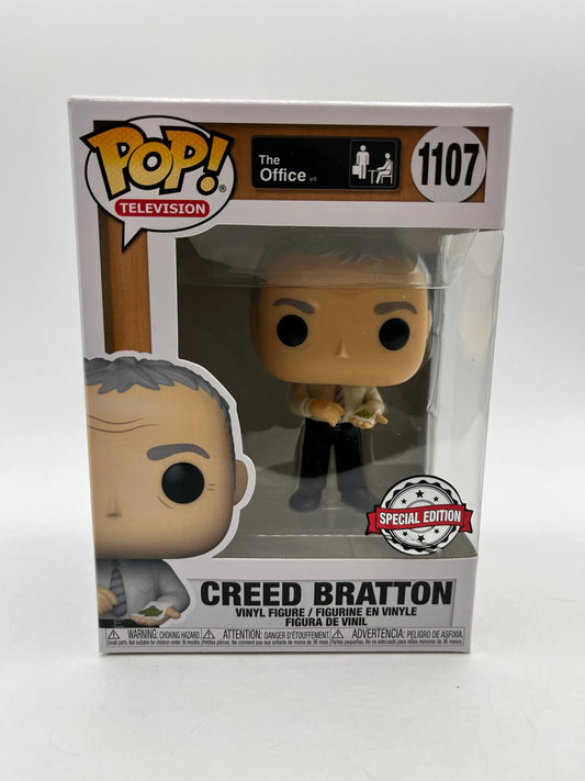 Funko POP! Television The Office Creed Bratton #1107 - Special Edition FRENLY BRICKS - Open 7 Days