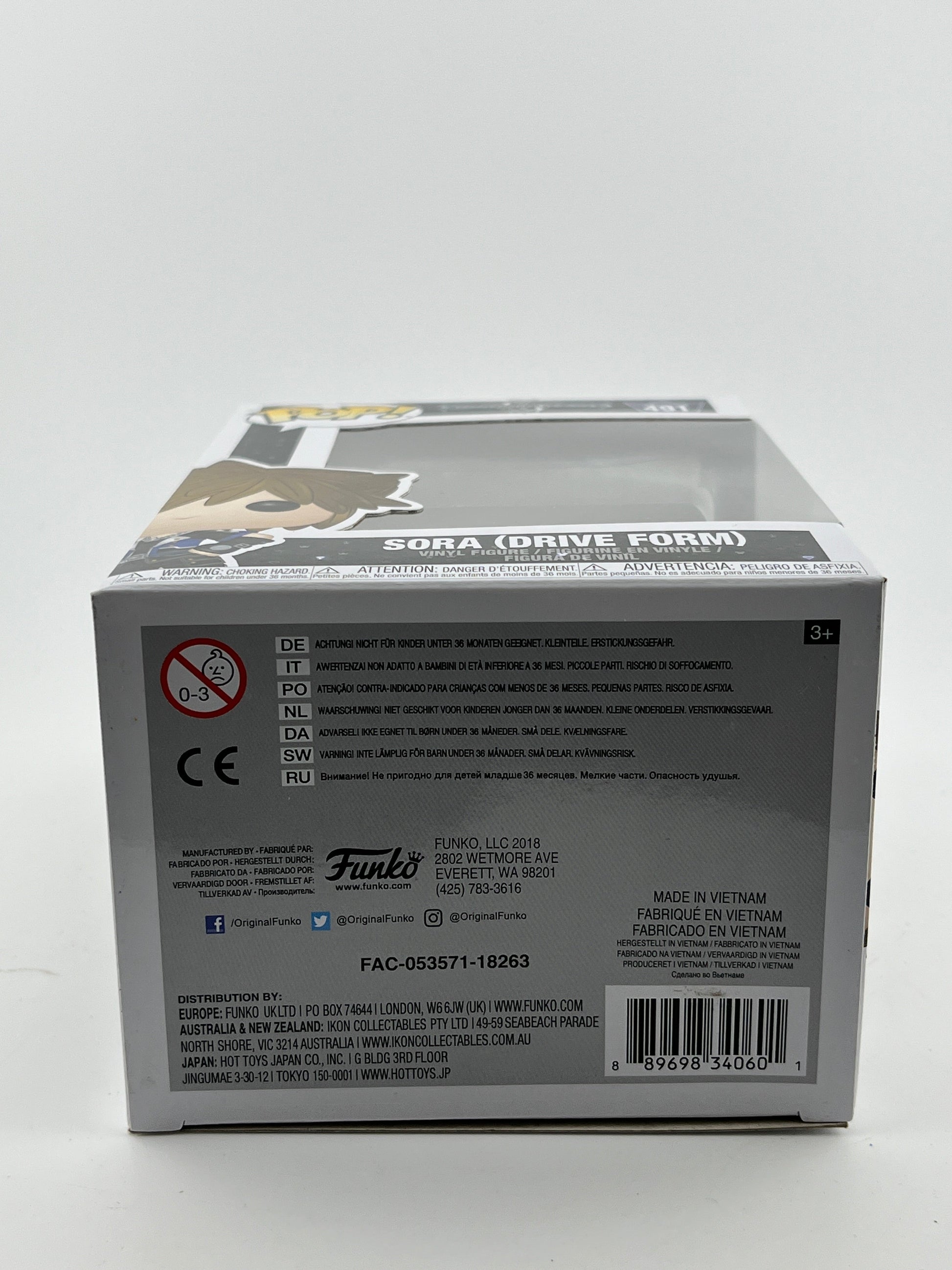 Funko POP! Disney Kingdom Hearts - Sora (Drive Form) #491 - Vinyl Collectable FRENLY BRICKS - Open 7 Days