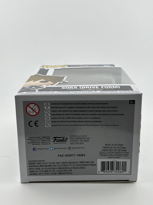 Funko POP! Disney Kingdom Hearts - Sora (Drive Form) #491 - Vinyl Collectable FRENLY BRICKS - Open 7 Days