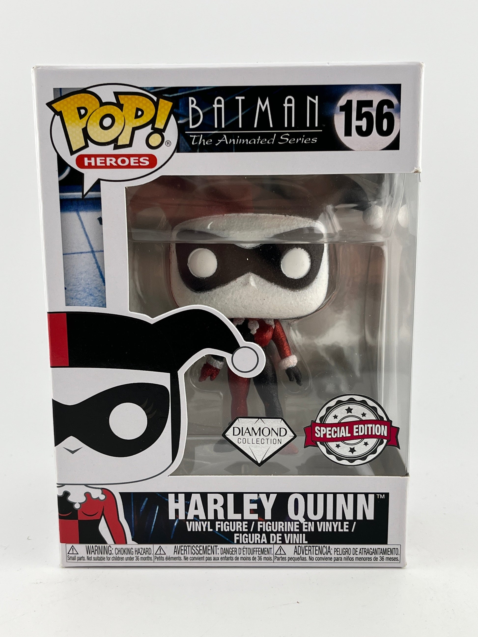 Funko POP! Heroes Batman The Animated Series - Harley Quinn #156 - Diamond Special Edition FRENLY BRICKS - Open 7 Days