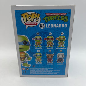 Funko POP! Television Teenage Mutant Ninja Turtles - Leonardo #63 Vinyl Figure FRENLY BRICKS - Open 7 Days
