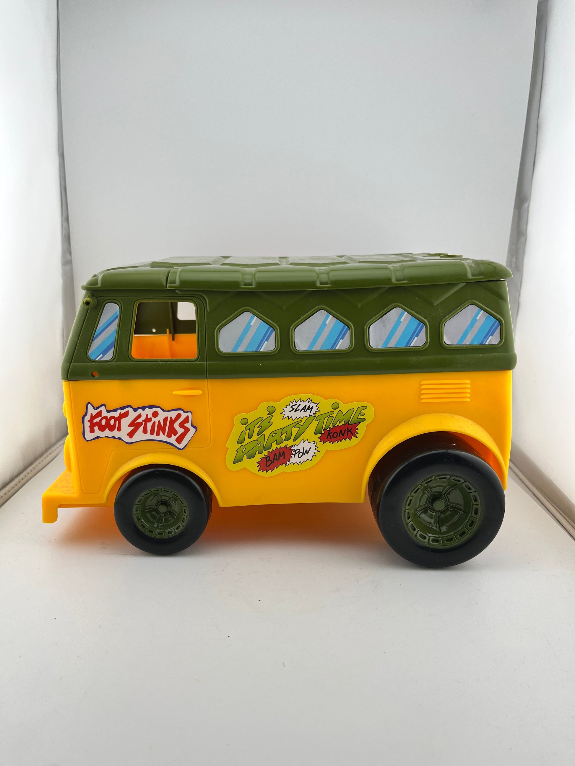 Party Wagon Van Teenage Mutant Ninja Turtles 1989 Playmates - 80% Complete FRENLY BRICKS - Open 7 Days