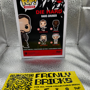 Pop Vinyl Die Hard #670 Hans Gruber FRENLY BRICKS - Open 7 Days