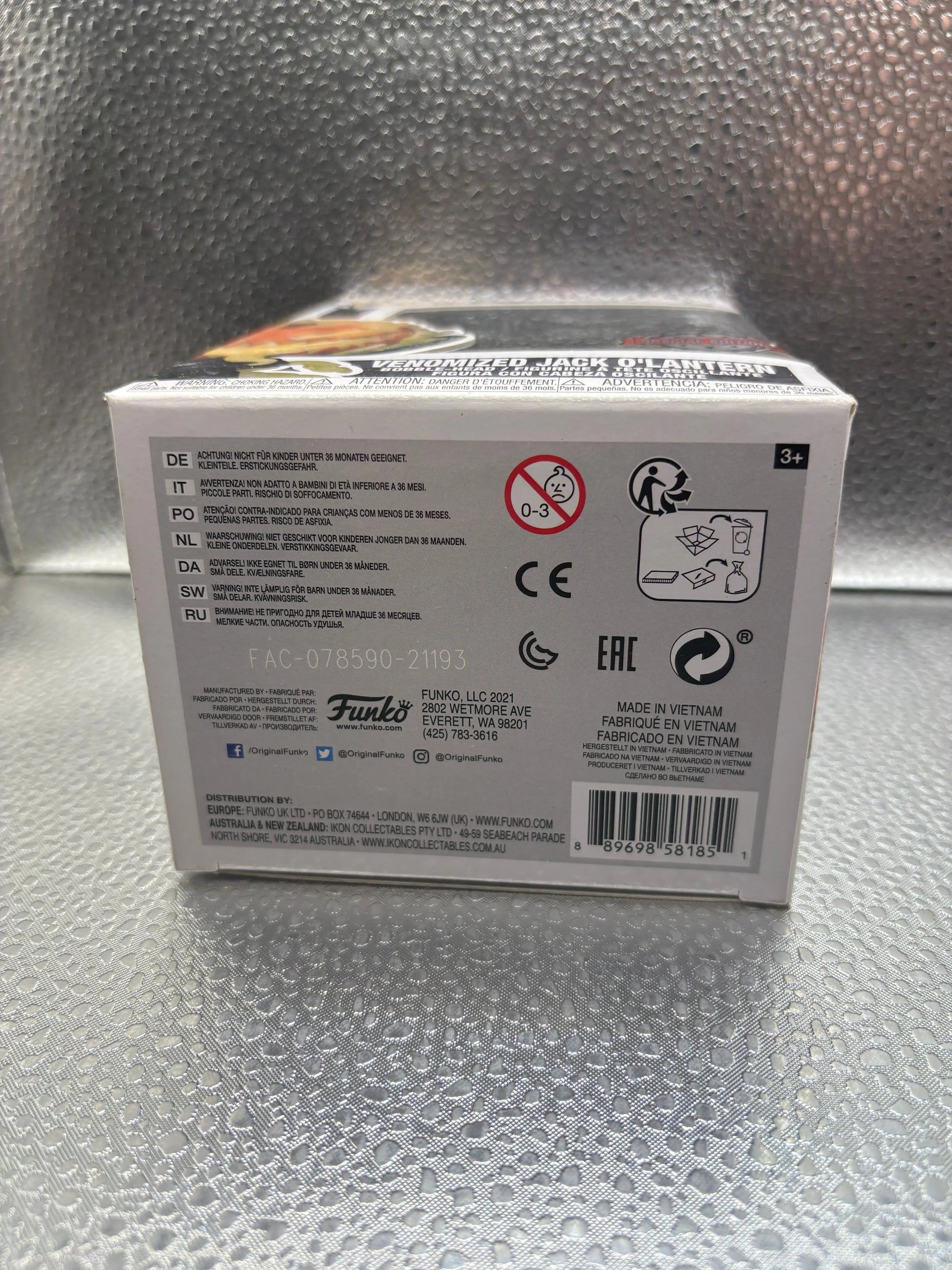 FUNKO Pop Vinyl Venomized Jack O’Lantern #922 FRENLY BRICKS - Open 7 Days