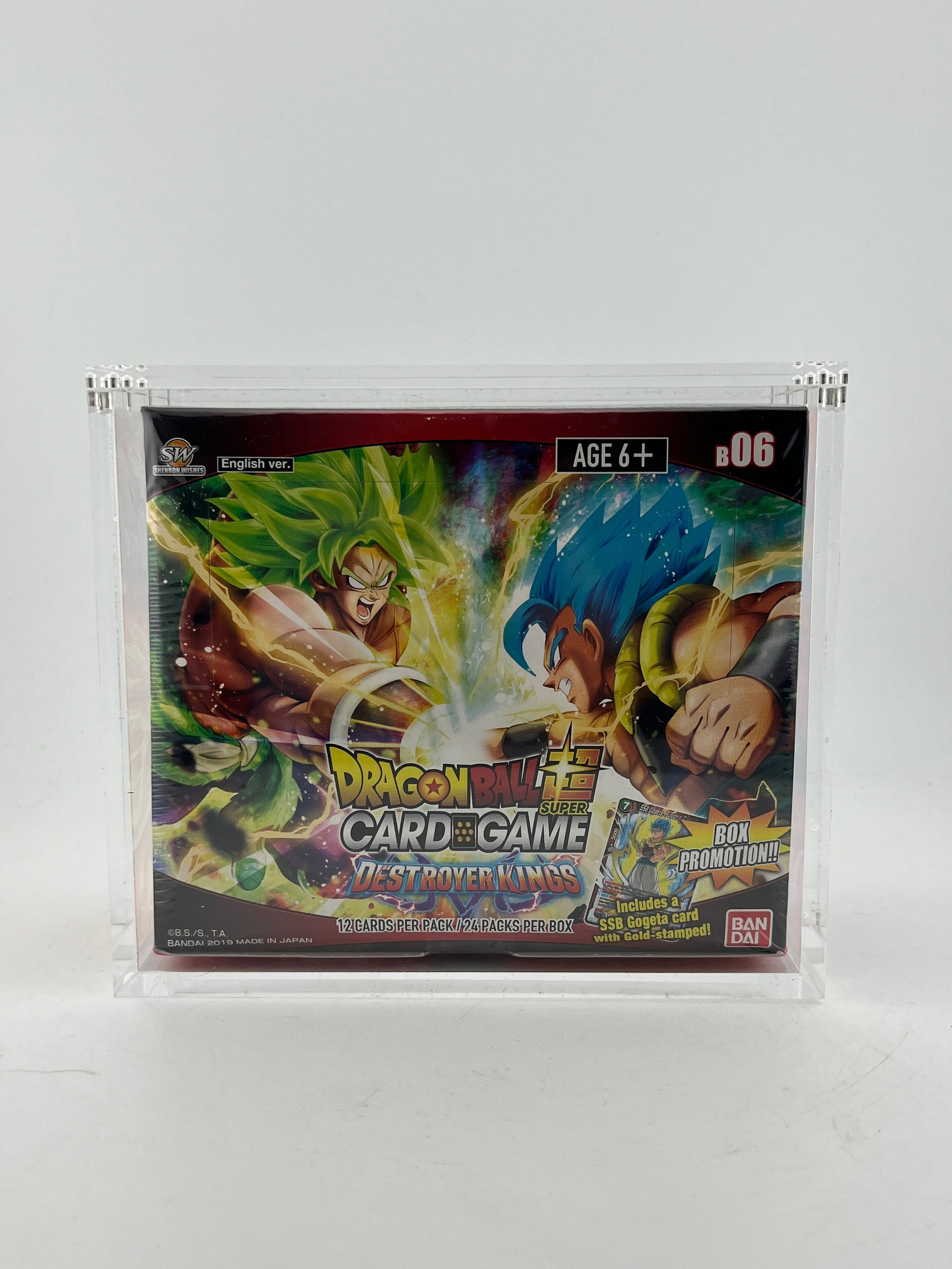 Dragonball Super Sealed Booster  Box - Acrylic Case B06 Destroyer Kings FRENLY BRICKS - Open 7 Days