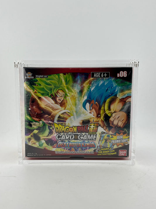 Dragonball Super Sealed Booster  Box - Acrylic Case B06 Destroyer Kings FRENLY BRICKS - Open 7 Days
