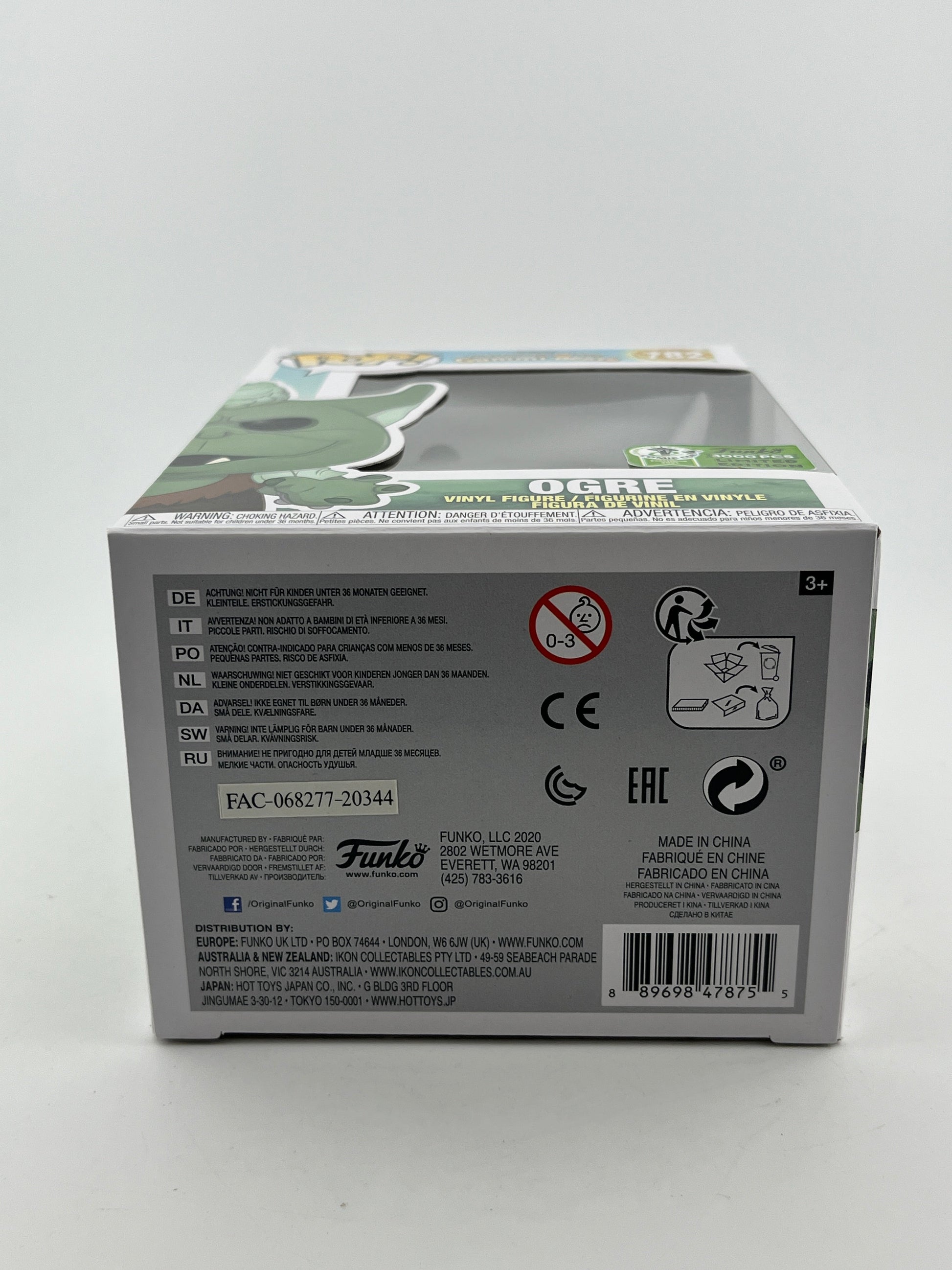 Funko POP! Disney Adventures Of Gummi Bears - Orge #782 - 3000 Pcs Limited Edition FRENLY BRICKS - Open 7 Days