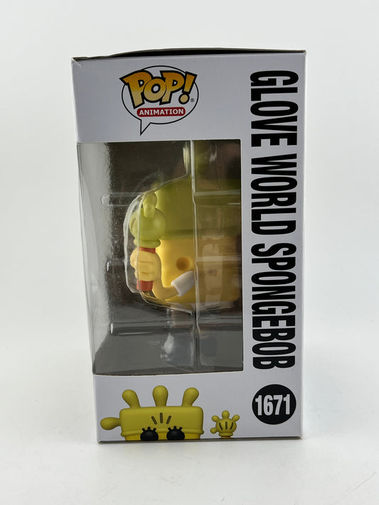 Funko POP! Animation SpongeBob SquarePants - Glove World SpongeBob #1671 - Vinyl Collectable FRENLY BRICKS - Open 7 Days