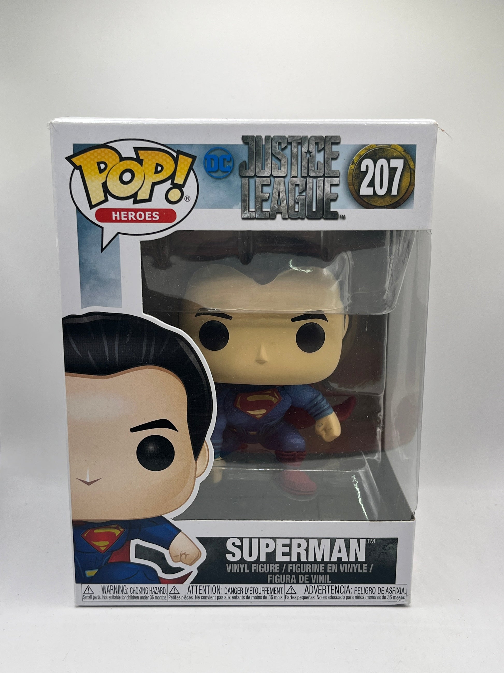 Funko POP! Heroes DC Justice League - Superman #207 - Vinyl Collectable FRENLY BRICKS - Open 7 Days