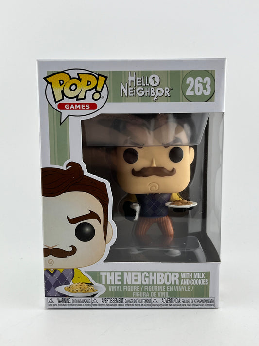 Funko POP! Games Hello Neighbor - The Neighbor With Milk And Cookies #263 - Vinyl Collectable FRENLY BRICKS - Open 7 Days
