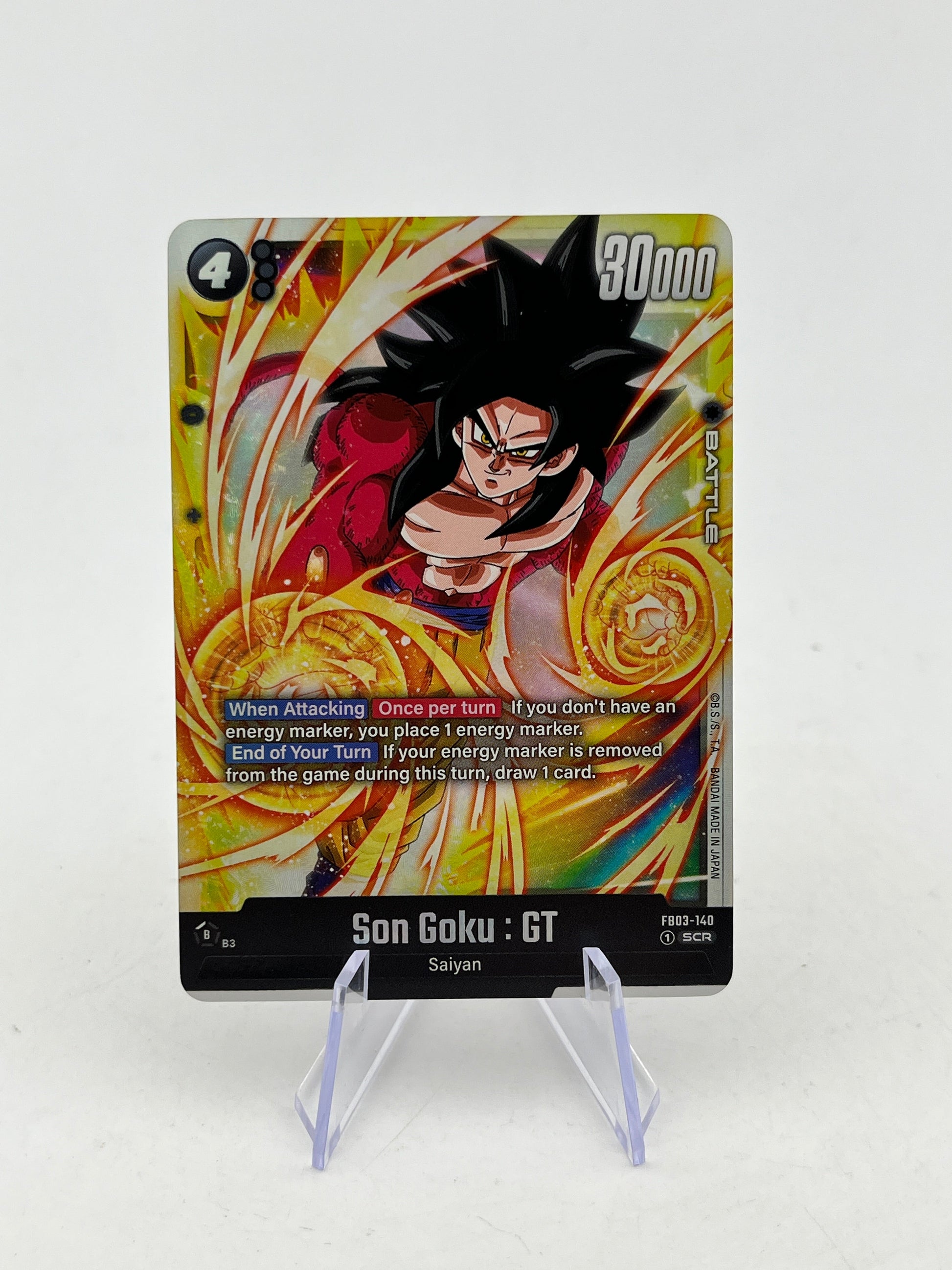 Dragon Ball Super Fusion World TCG Son Goku : GT SCR FB03-140 FRENLY BRICKS - Open 7 Days