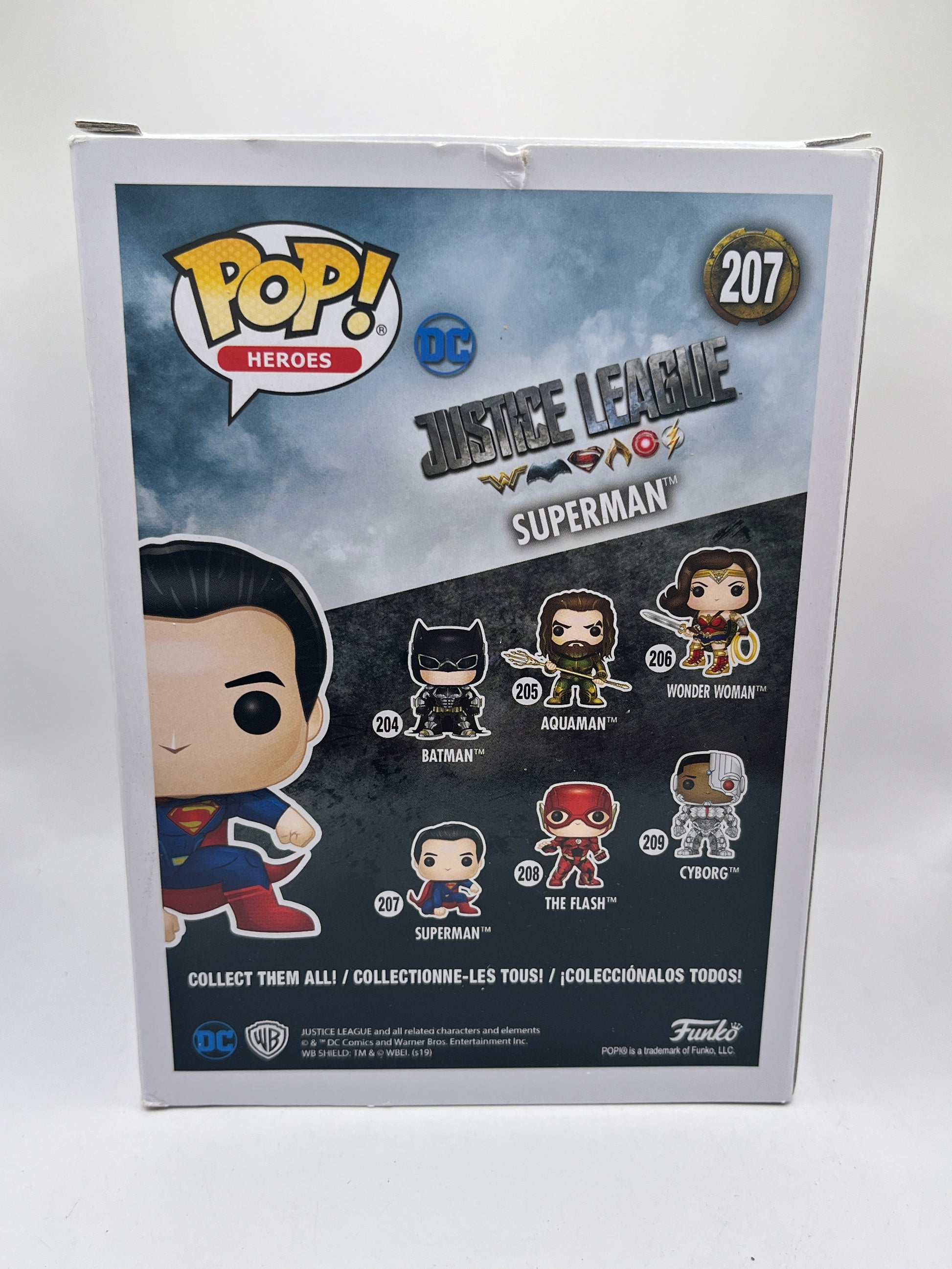 Funko POP! Heroes DC Justice League - Superman #207 - Vinyl Collectable FRENLY BRICKS - Open 7 Days