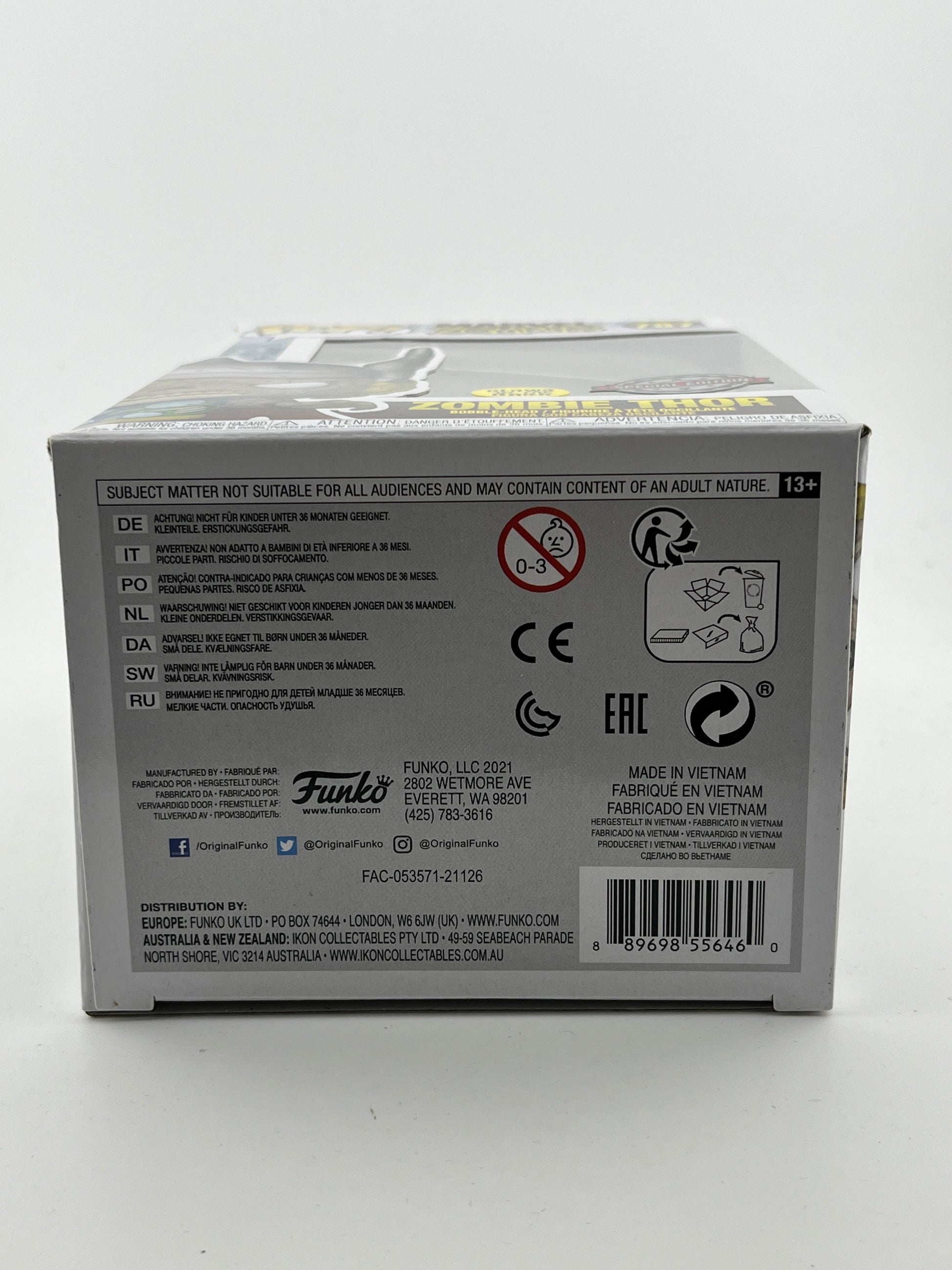 Funko POP! Marvel Zombies - Zombie Thor #787 - Vinyl Collectable FRENLY BRICKS - Open 7 Days