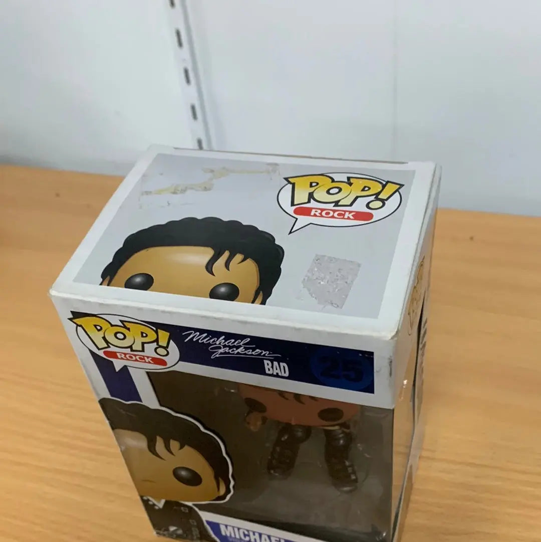 Pop! Rock Michael Jackson BAD #25 Vaulted 2013 Authentic Funko Pop RARE! FRENLY BRICKS - Open 7 Days