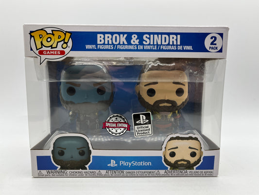 Funko POP! Games God Of War - Brok & Sindri (2 pack) - Special Edition FRENLY BRICKS - Open 7 Days