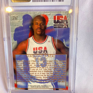 CSG 8.5 NM/MINT+ 1994 FLAIR USA #76 SHAQUILLE O’NEAL - FRENLY BRICKS - Open 7 Days
