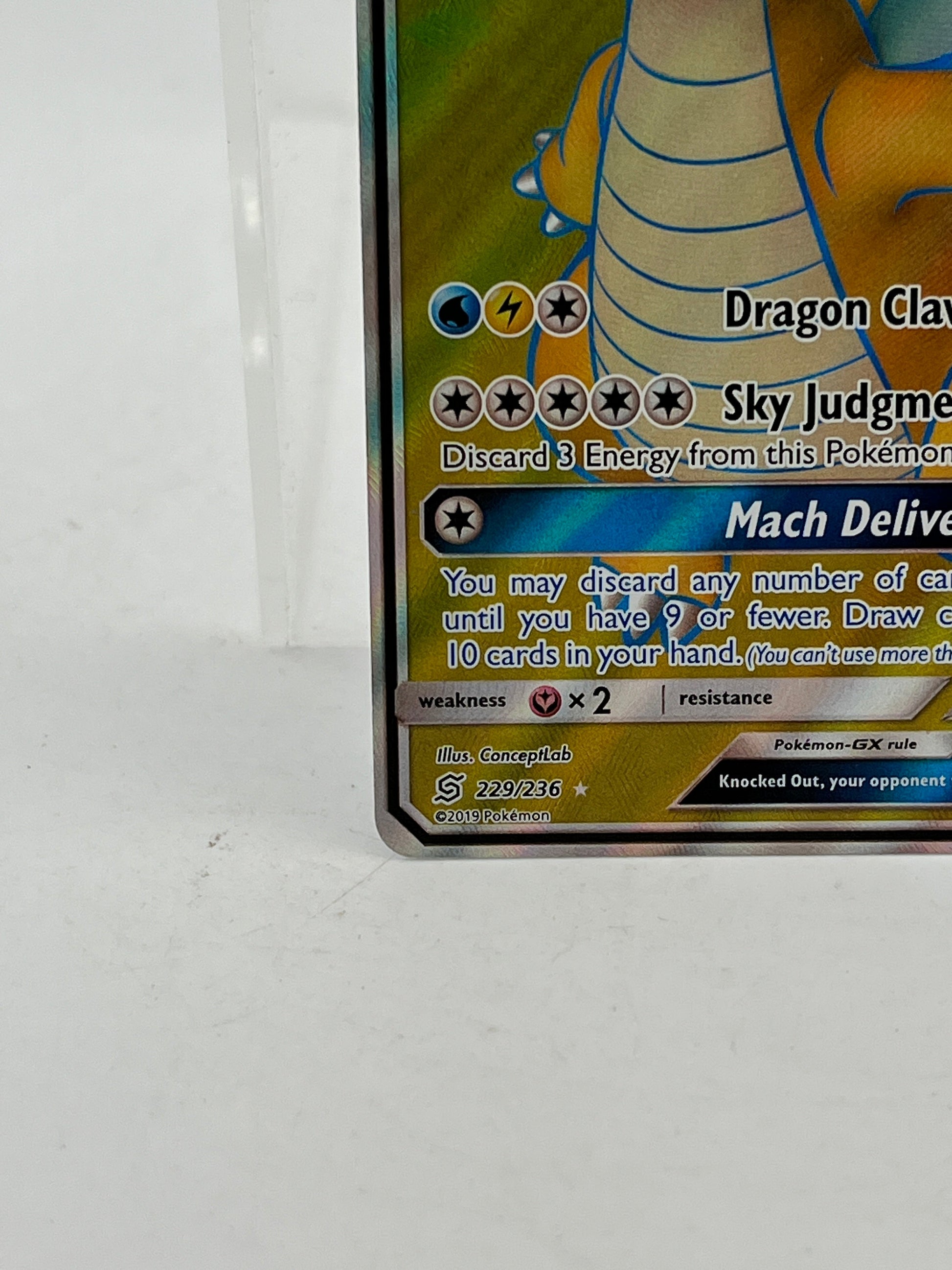 2019 Dragonite GX (Full Art) 229/236 Sm-Unified Minds Holo FRENLY BRICKS - Open 7 Days