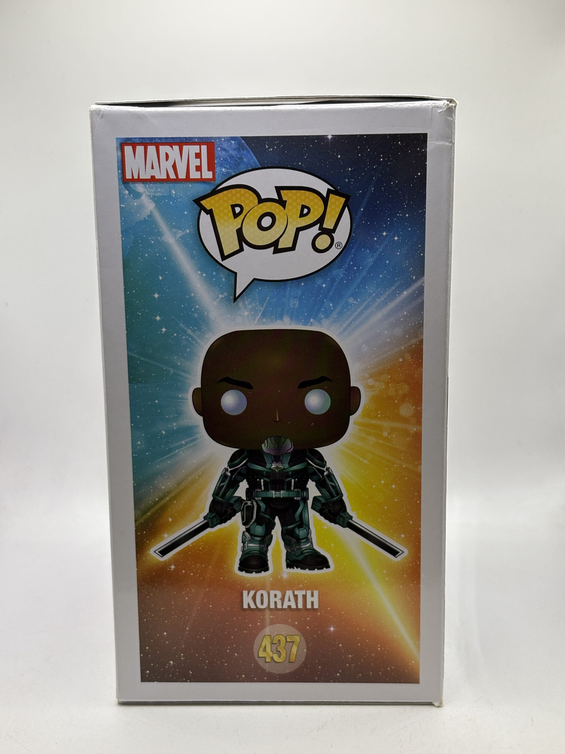 Funko POP! Marvel Captain Marvel #437 Korath Bobble-Head 2019 Spring Convention Limited Edition - Box DMG — left image 4