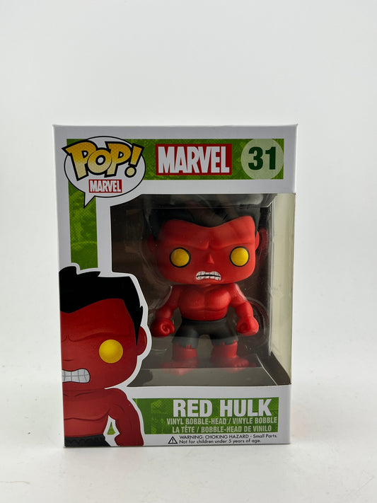 Funko POP! Marvel - Red Hulk #31  - Vinyl Collectable FRENLY BRICKS - Open 7 Days