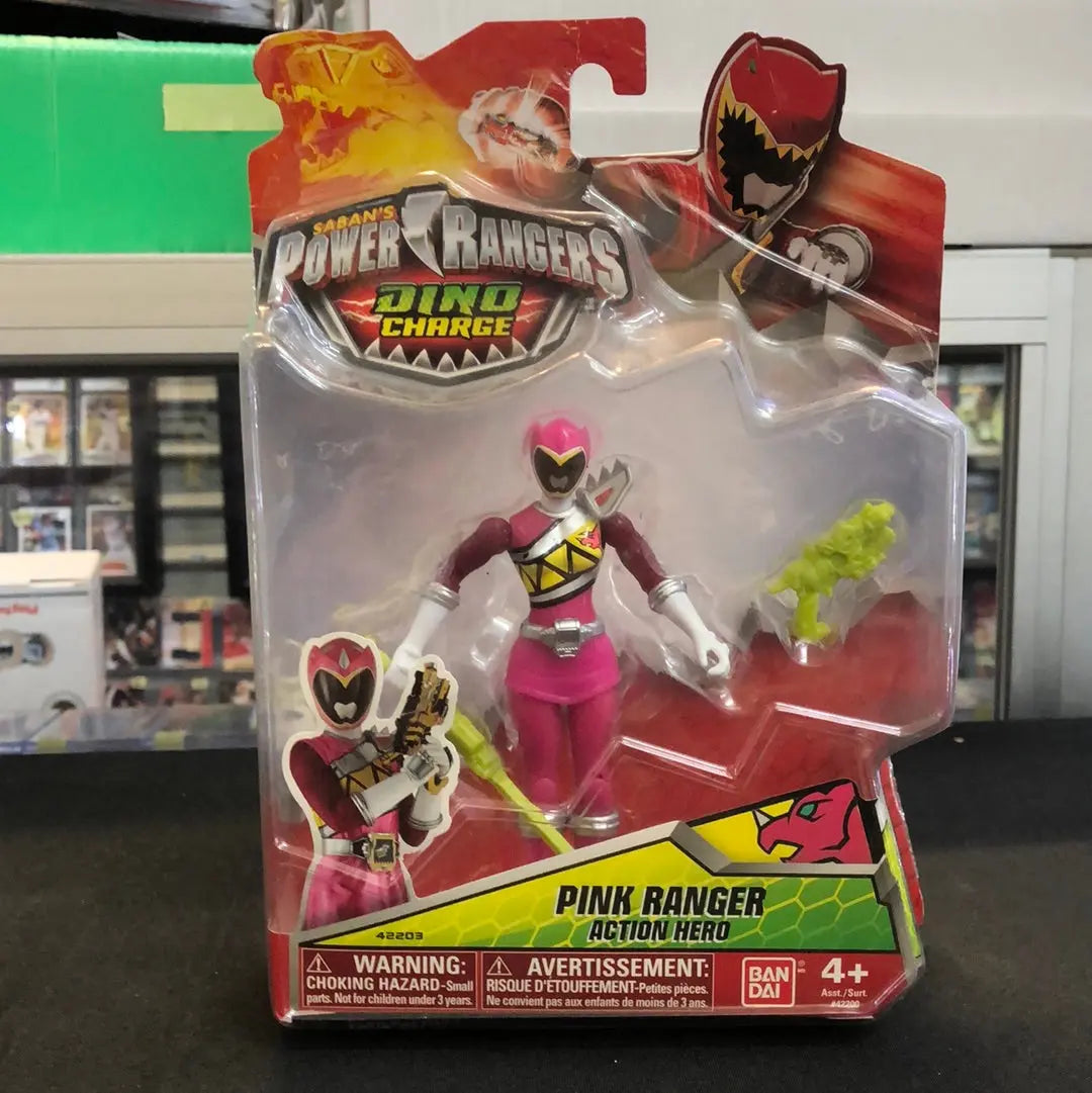 NEW 2014 Power Rangers Dino Charge 5" PINK RANGER Shelby Watkins Action Hero FRENLY BRICKS - Open 7 Days