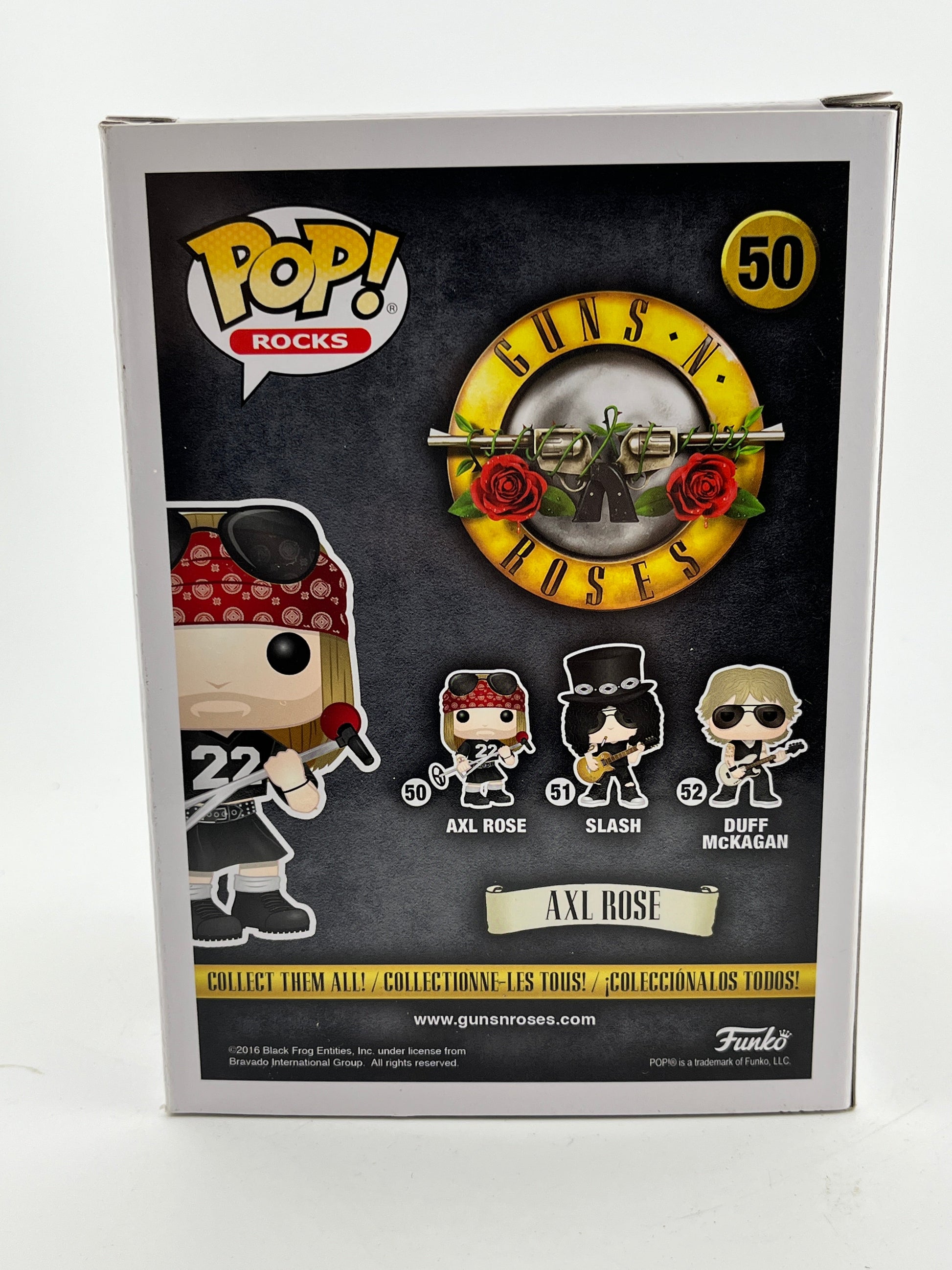 Funko POP! Rocks Guns N Roses - Axl Rose #50 - Vinyl Collectable FRENLY BRICKS - Open 7 Days