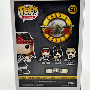 Funko POP! Rocks Guns N Roses - Axl Rose #50 - Vinyl Collectable FRENLY BRICKS - Open 7 Days