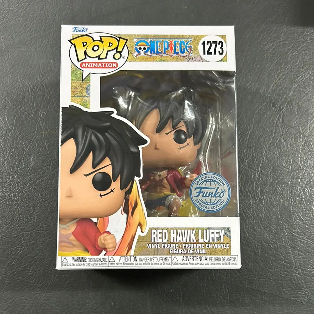 Pop Vinyl One Piece #1273 Red Hawk Luffy FRENLY BRICKS - Open 7 Days