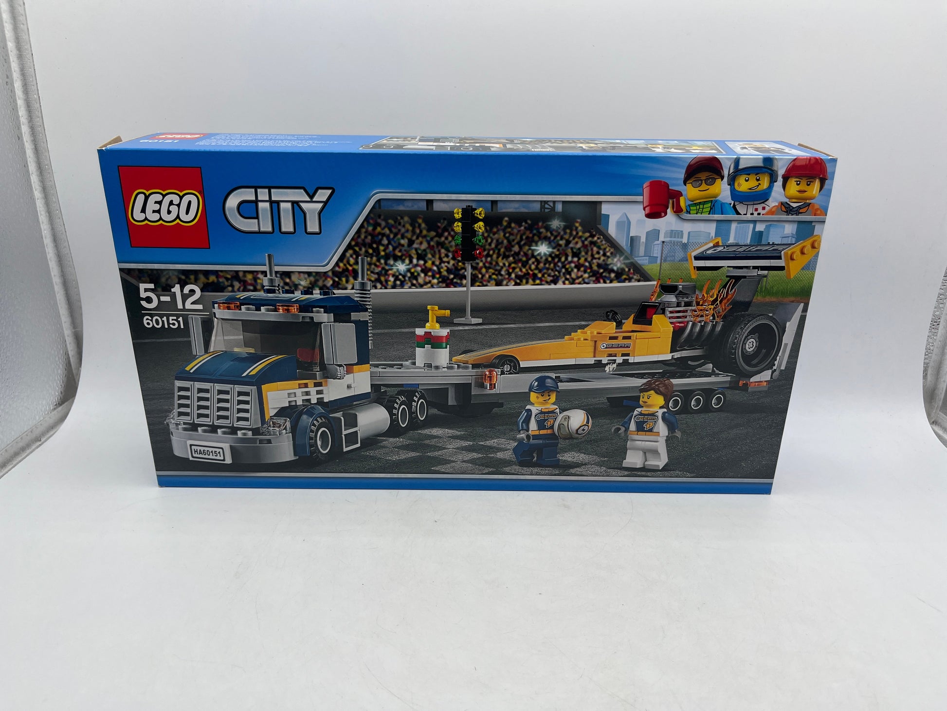 LEGO City 60151  Dragster Transporter New in Box Sealed Retired FRENLY BRICKS - Open 7 Days
