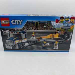 LEGO City 60151  Dragster Transporter New in Box Sealed Retired FRENLY BRICKS - Open 7 Days