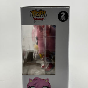 Funko POP! Games Sonic The Hedgehog - Shadow & Amy (2 pack) - Flocked Special Edition FRENLY BRICKS - Open 7 Days
