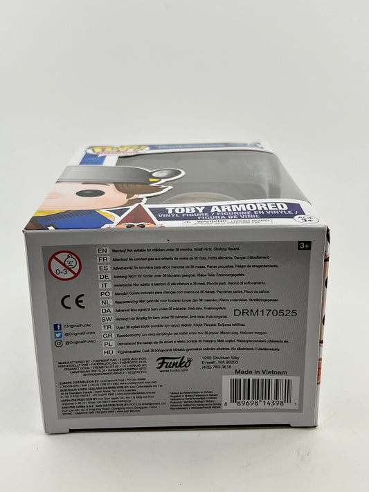 Funko POP! Television Troll Hunters - Toby Armoured #473 - Vinyl Collectable FRENLY BRICKS - Open 7 Days