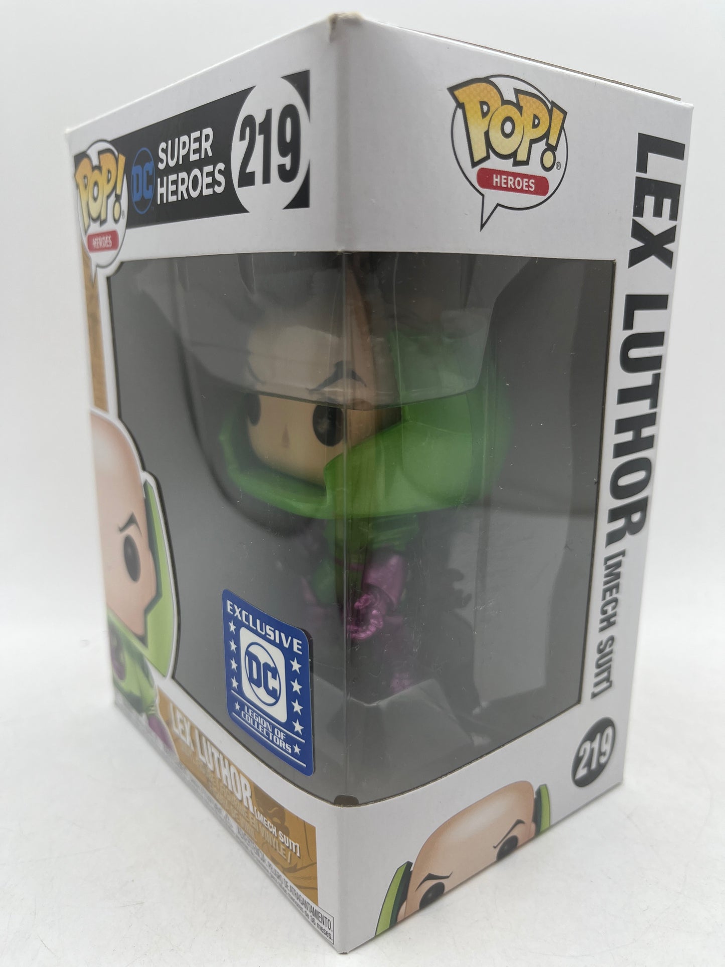 Funko Pop! DC Heroes #219 Lex Luthor Mech Suit Legion Of Collectors Exclusive