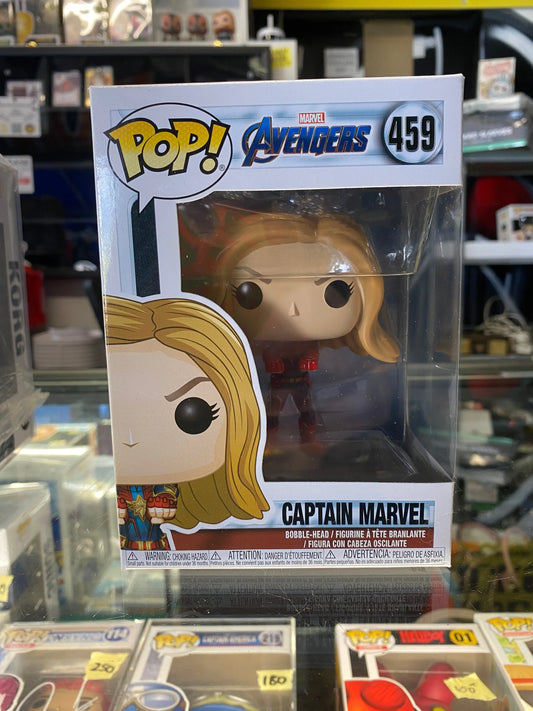 Funko POP! Marvel avengers #459 captain marvel FRENLY BRICKS - Open 7 Days