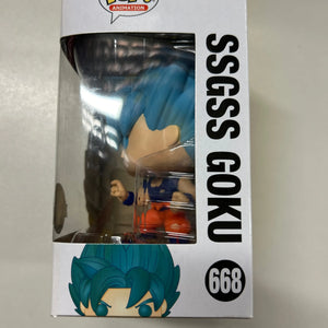 Pop Vinyl Dragon Ball Super #668 Ssgss Goku FRENLY BRICKS - Open 7 Days