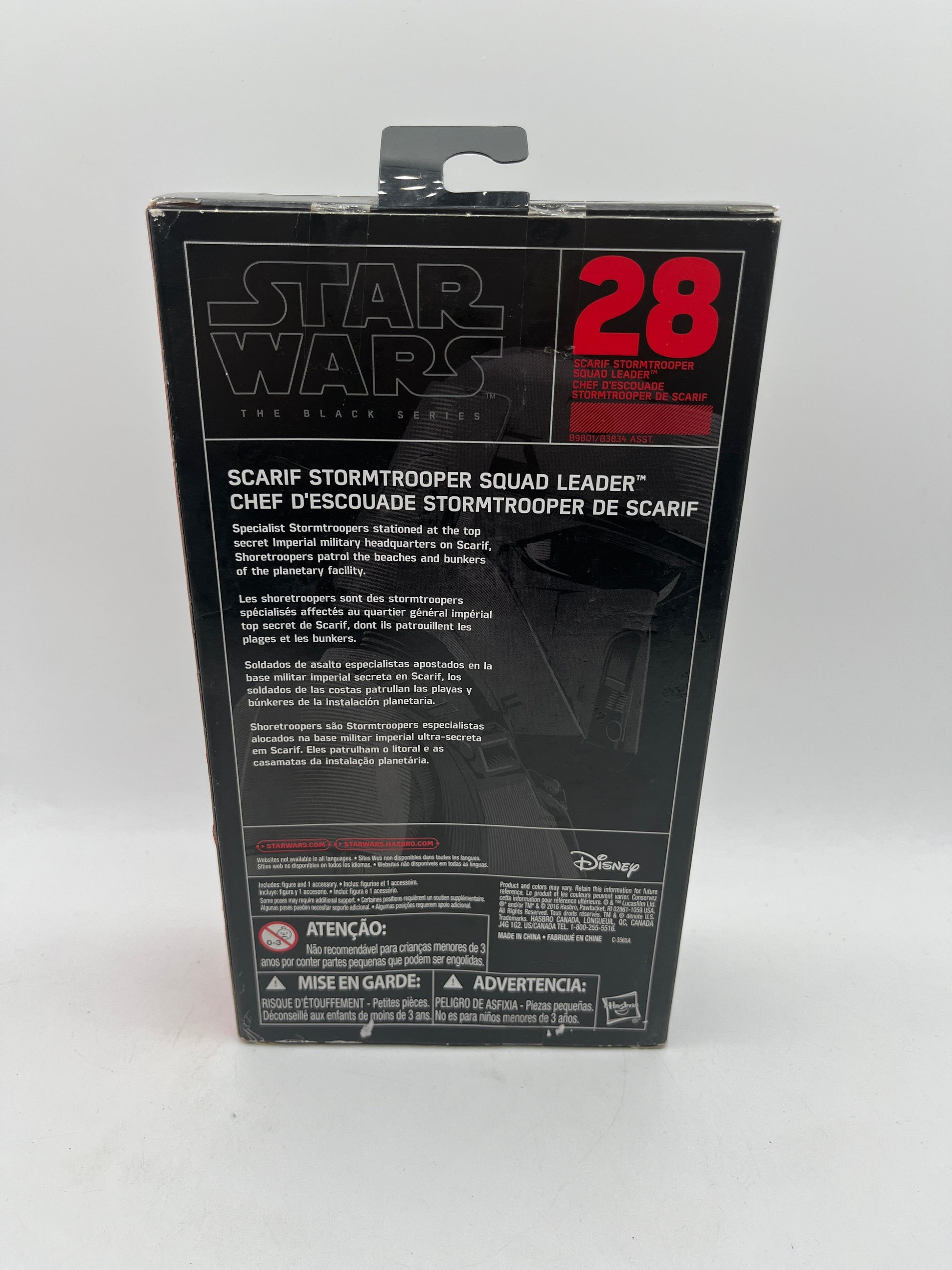 Hasbro Star Wars Black Series Scarif Stormtrooper Squad Leader Action Figure 28 FRENLY BRICKS - Open 7 Days