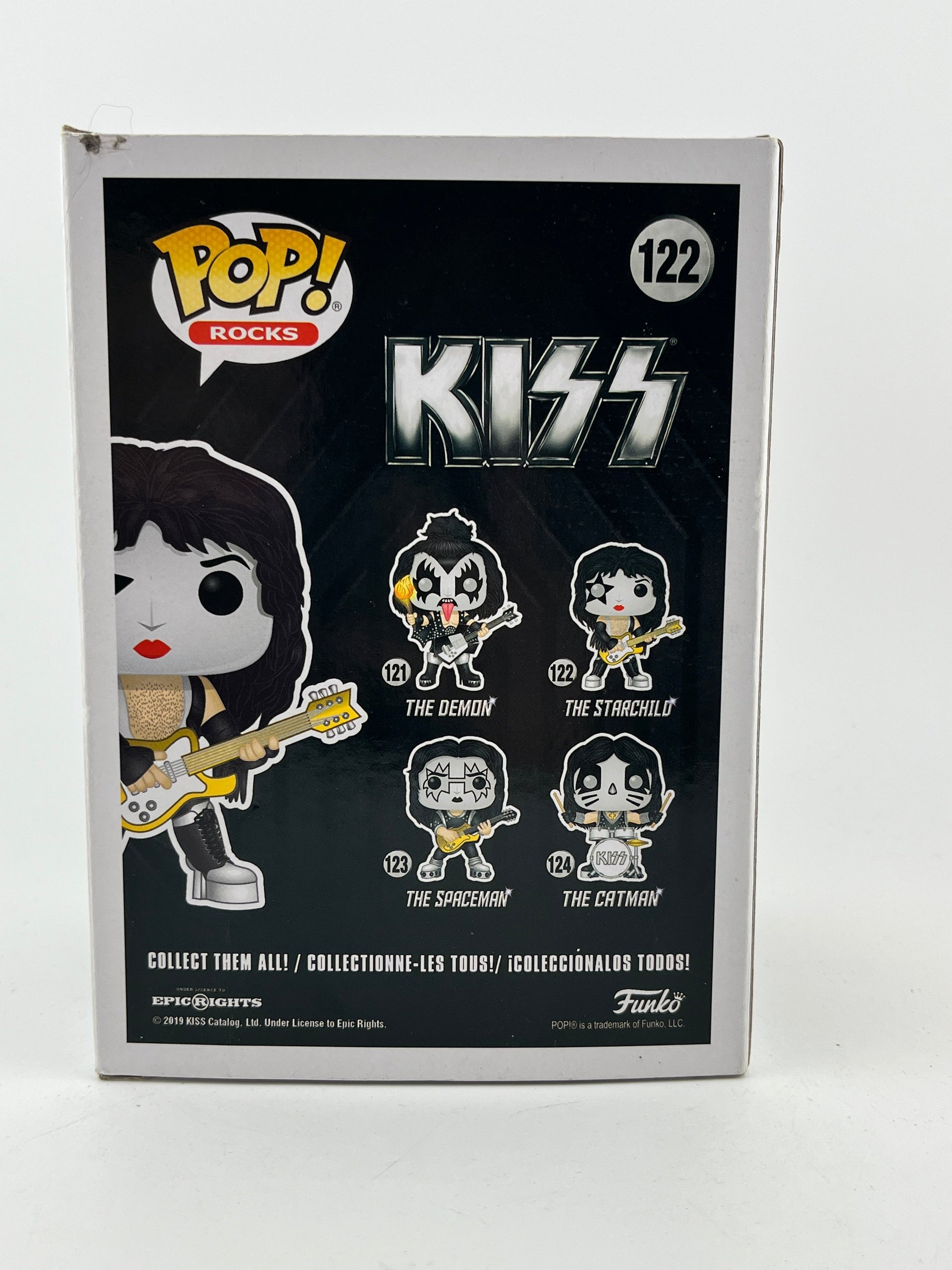 Funko POP! Rocks Kiss - The Starchild #122 - Glow In The Dark - Vinyl Collectable FRENLY BRICKS - Open 7 Days