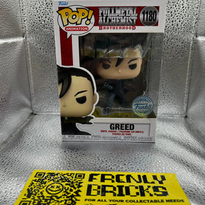 Pop Vinyl #1180 Greed Fullmetal Alchemist FRENLY BRICKS - Open 7 Days