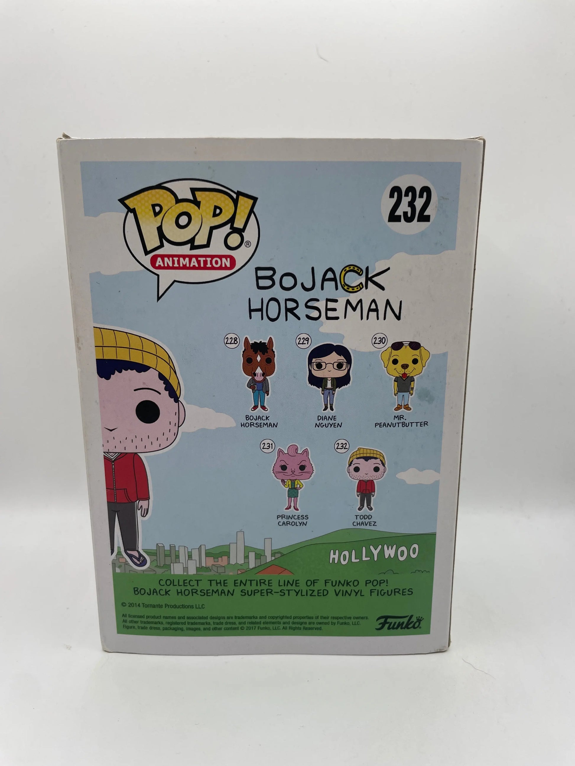 Funko Pop! - #228 BoJack Horseman #230 Mr Peanutbutter #232 Todd Chavez - New - Rare FRENLY BRICKS - Open 7 Days