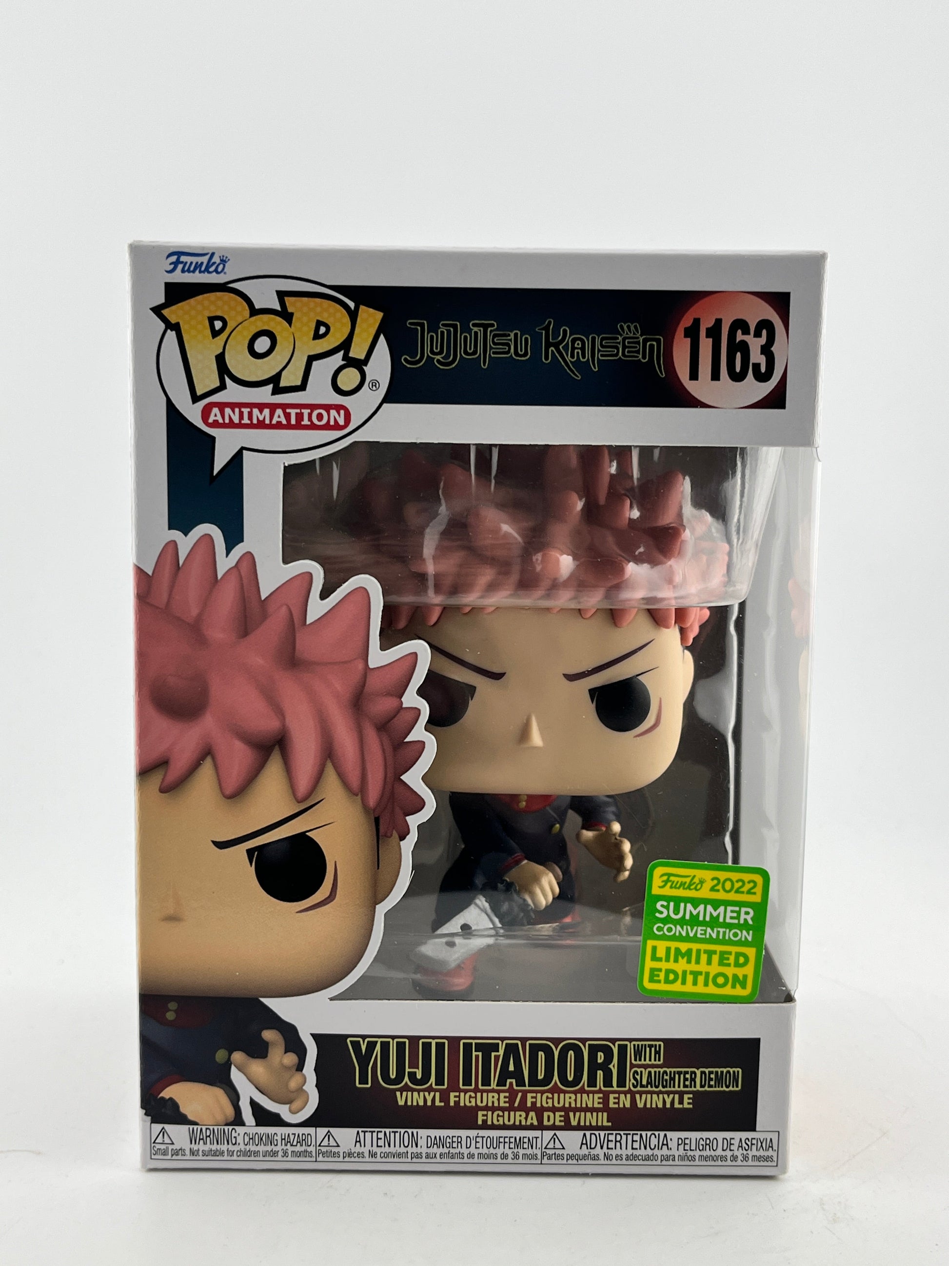Funko POP! Animation JuJuTsu Kaisen - Yuji Itadori #1163 - 2023 Summer Limited Edition FRENLY BRICKS - Open 7 Days