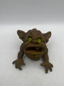 1987 Vintage Mattel Boglins SHLURP Green Rubber Hand Puppet