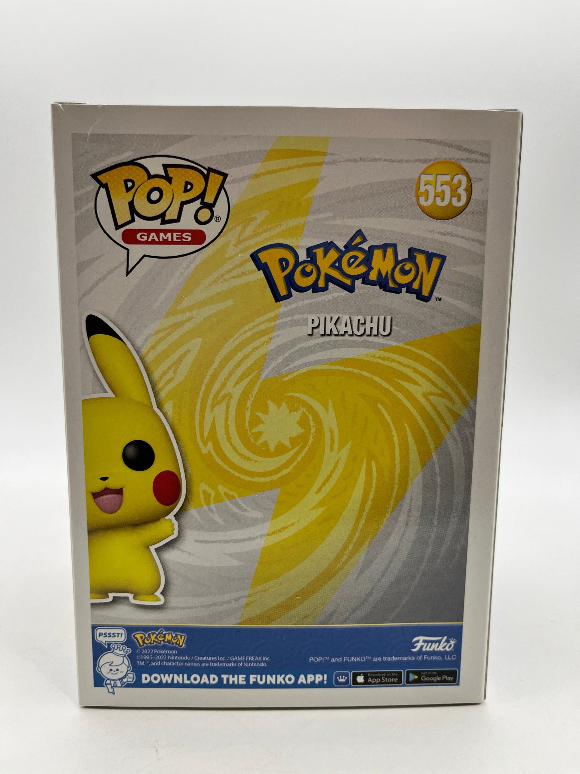 Funko POP! Games Pokémon Pikachu #553 - Flocked - Special Edition FRENLY BRICKS - Open 7 Days