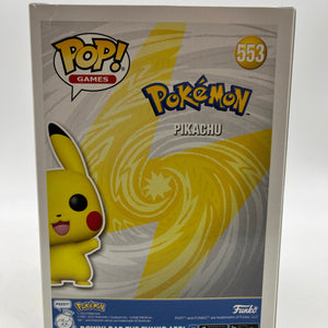 Funko POP! Games Pokémon Pikachu #553 - Flocked - Special Edition FRENLY BRICKS - Open 7 Days