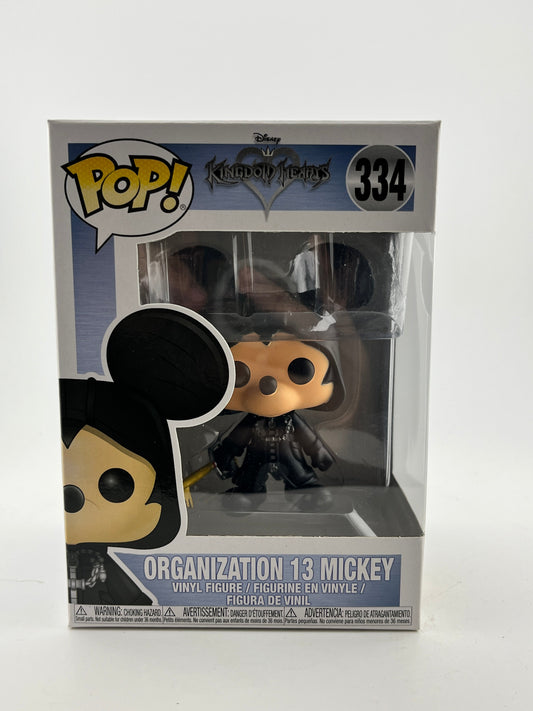 Funko POP! Disney Kingdom Hearts - Organization 13 Mickey #334 - Vinyl Collectable FRENLY BRICKS - Open 7 Days