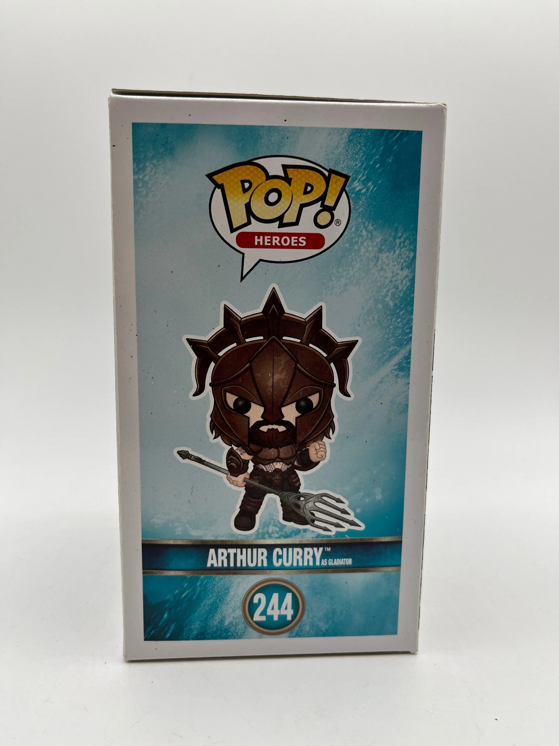 Funko POP! Heroes Aquaman Arthur Curry As Gladiator #244 FRENLY BRICKS - Open 7 Days