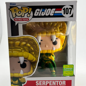 Funko POP! Retro Toys G.I.Joe - Serpentor #107 - 2022 Summer Limited Edition FRENLY BRICKS - Open 7 Days