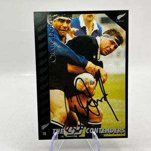 Craig Dowd Auto - 1995 Dynamic Marketing Rugby Union Card NZ All Blacks #10 FRENLY BRICKS - Open 7 Days