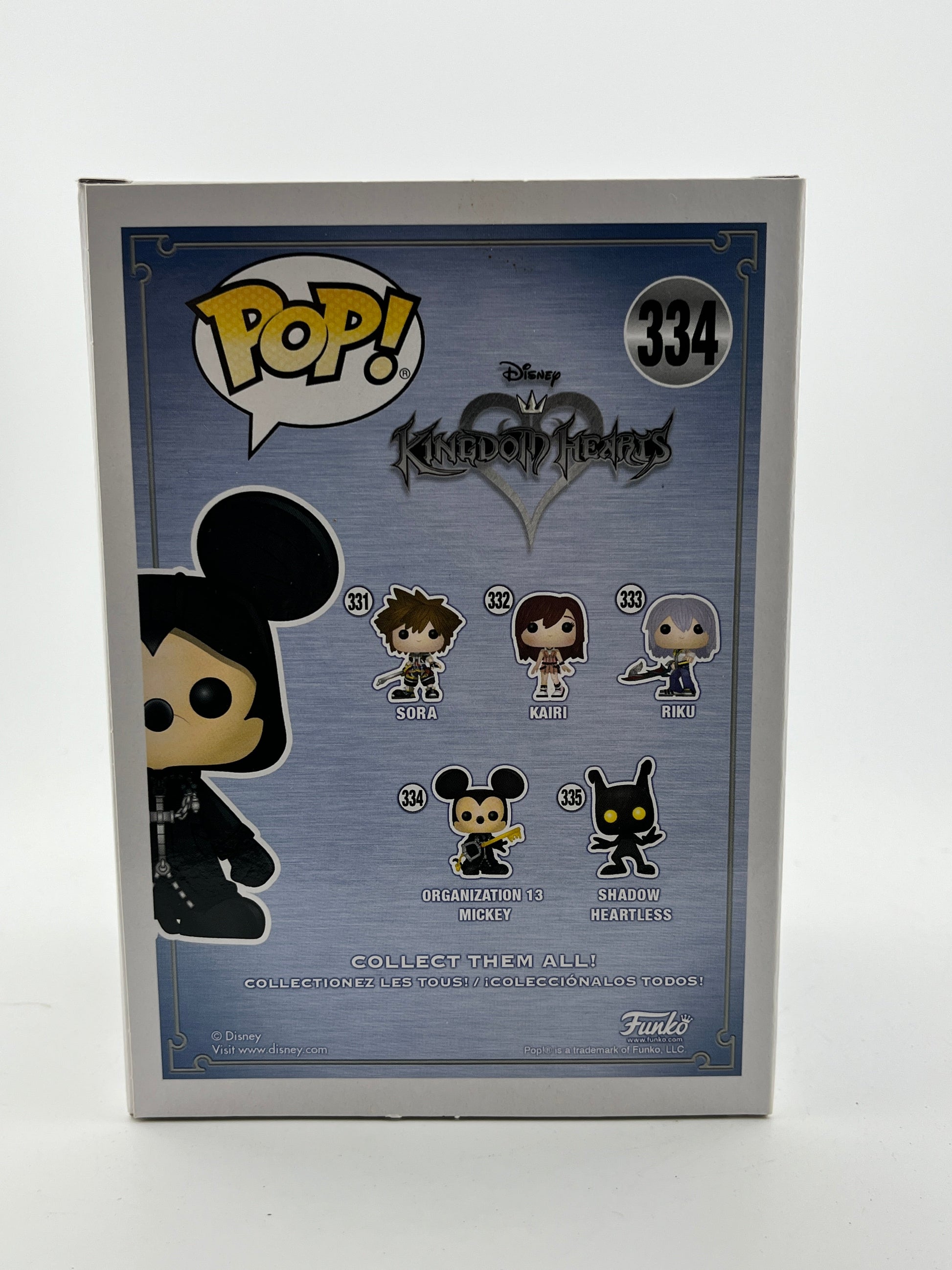 Funko POP! Disney Kingdom Hearts - Organization 13 Mickey #334 - Vinyl Collectable FRENLY BRICKS - Open 7 Days