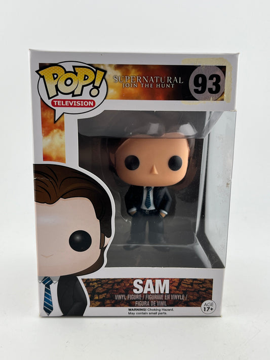 Funko POP! Television Supernatural - Sam #93 - Vinyl Collectable FRENLY BRICKS - Open 7 Days